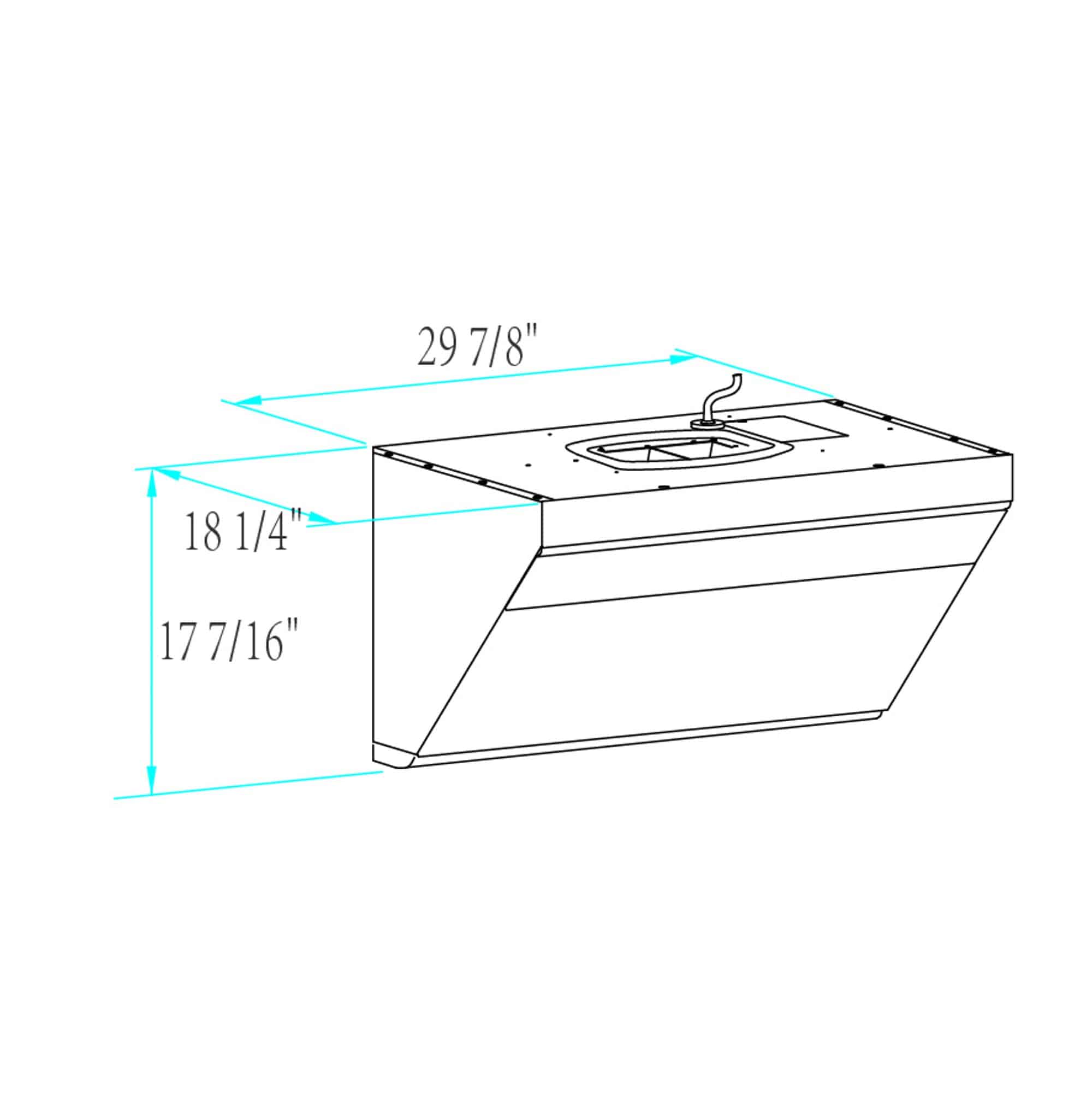 JQG01 Classic Series | 30" Range Hood 850CFM - Image 17