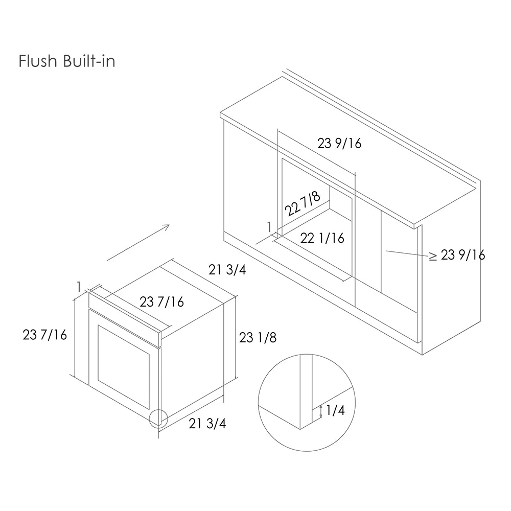 24'' Built-in Stainless Steel Convection Oven | KSS7002A - Image 4