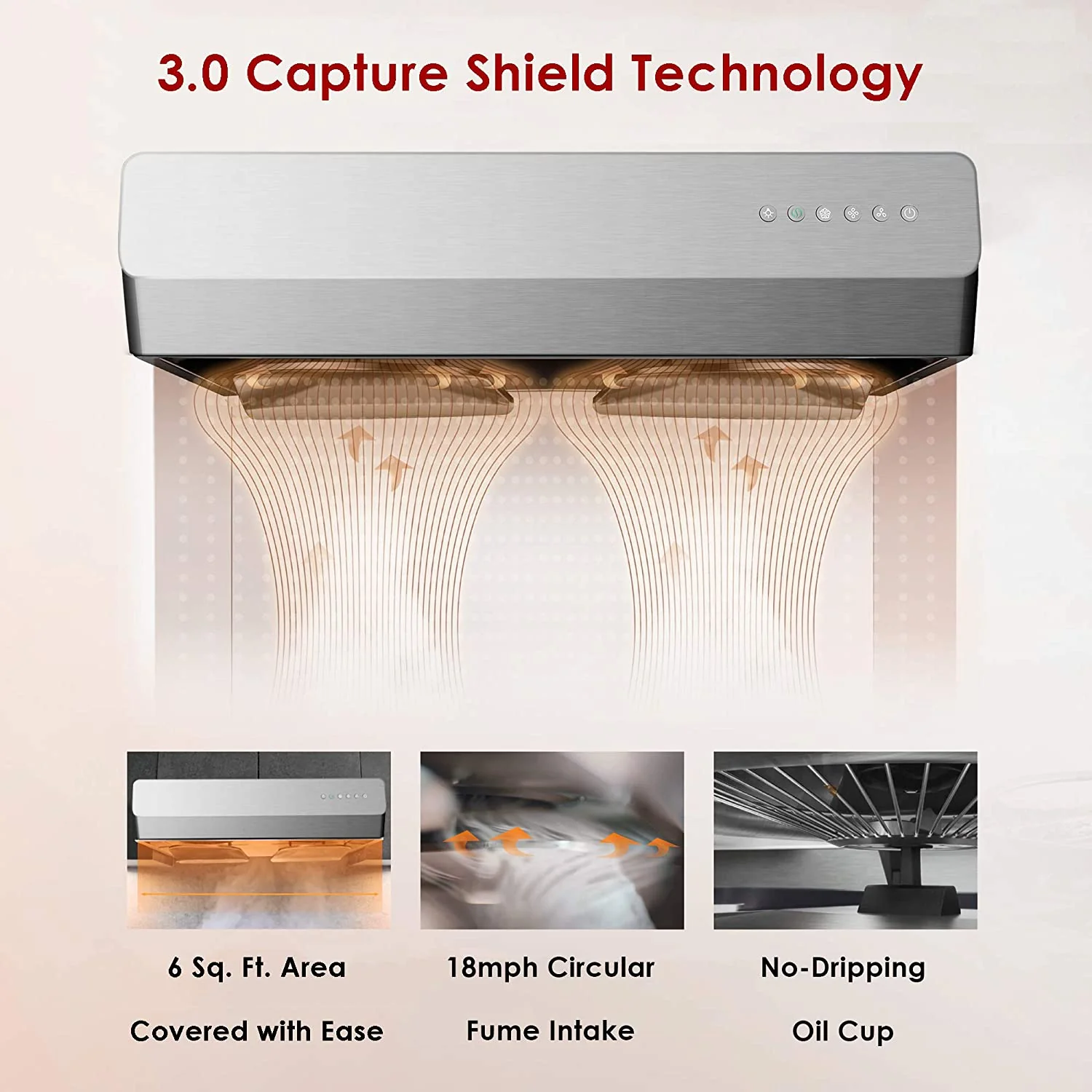 30" Under-Cabinet Convertible Pixie Air Series | UQS3001 - Image 7